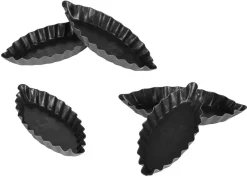 Barquette cannelée Exopan® boîte de 12 moules 12 cm Matfer
