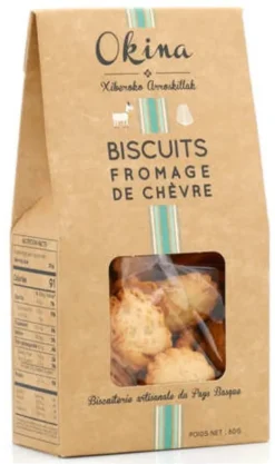 Biscuit au fromage de chèvre 80 g Okina