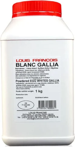 Blanc d'œuf déshydraté Gallia 1 kg Louis François