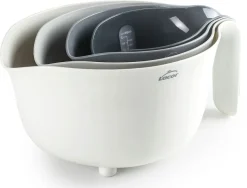 Bol, passoire et pots mesureurs ensemble 4 pièces Lacor