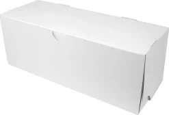 Boîte à bûche blanche (x 25) 20 x 11 cm
