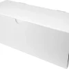 Boîte à bûche blanche (x 25) 40 x 11 cm