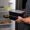 Boîte de conservation CartyBox noire avec couvercle 75 cl (x 25) Carty