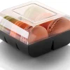 Boîte à macarons Macado noire pour 6 macarons Silikomart