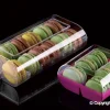 Boîte à macarons Macado noire pour 12 macarons Silikomart