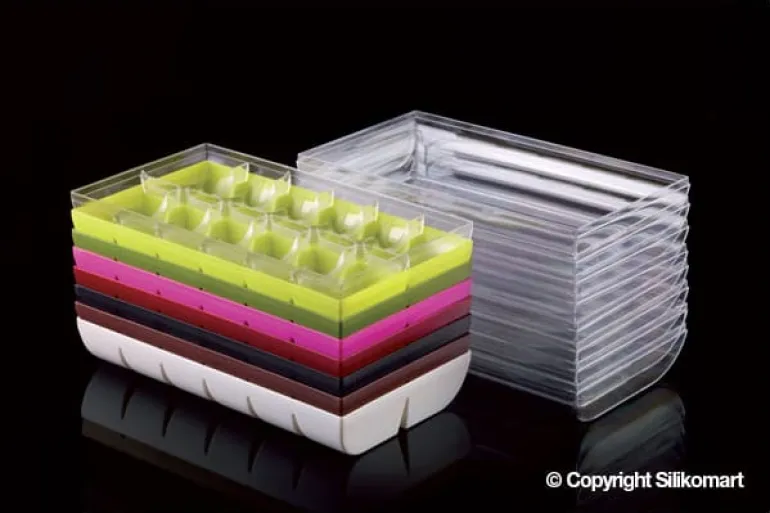 Boîte à macarons Macado transparente pour 12 macarons Silikomart