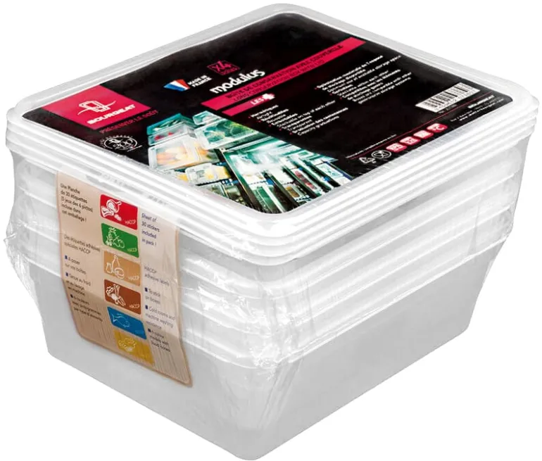 Boîte Modulus rigide GN 1/2 (x 4) 32,5 x 26,5 x ht 10 cm Matfer