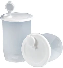 Boîte ronde (x 3) avec bouchon verseur