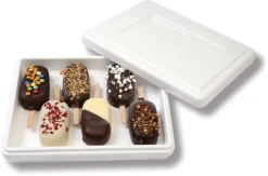 Boîtes de conservation (x 10) pour bâtonnets et biscuits glacés Silikomart