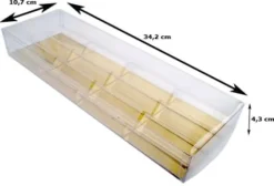 Boîtes à macarons en PVC pour 24 macarons