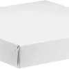 Boîte à tarte carrée blanche hauteur 5 cm 16 x 16 cm (x 50)
