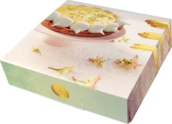 Boîte tarte carrée "Exquise" hauteur 5 cm 16 x 16 cm (x 50)