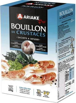 Bouillon de crustacés à infuser Pro 5 x 2 litres Ariake