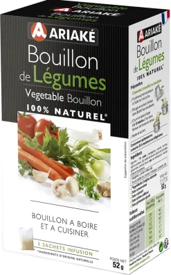 Bouillon de légumes à infuser 5 x 33 cl Ariake