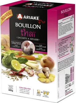 Bouillon Thaï à infuser 5 x 2 litres Ariake