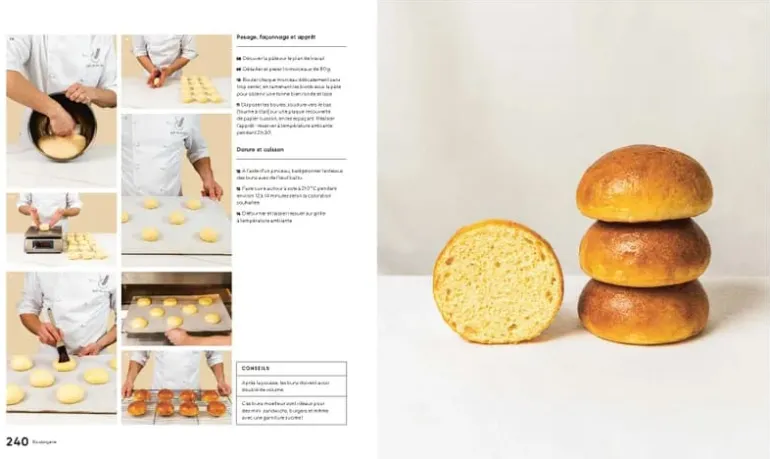 Boulangerie, leçons en pas à pas de Cyrille Van Der Stuyft Le Chêne
