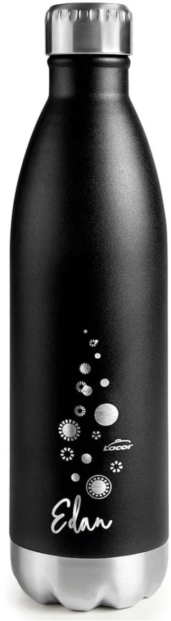 Bouteille isotherme Edan noire 0,75 L Lacor
