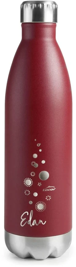 Bouteille isotherme Edan rouge 0,75 L Lacor