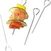 Brochette inox 25 cm (x 6)