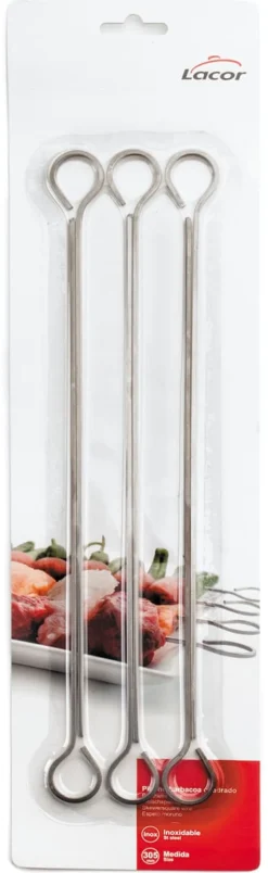 Brochette inox 30 cm (x 6) Lacor