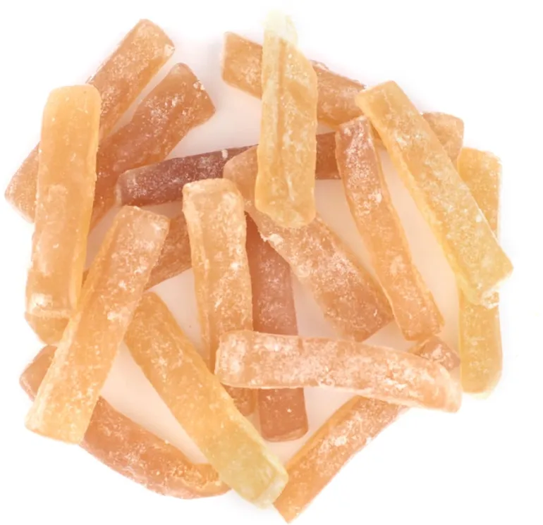 Bâtonnets de gingembre confit et poudré 200 g Cruzilles