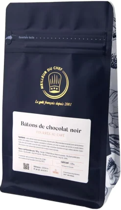 Bâtons de chocolat noir 50% fourré café 15 bâtons Occasion Villars