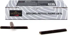 Bâtons de chocolat 48% pour pain au chocolat 1,6 kg (x 300) Valrhona