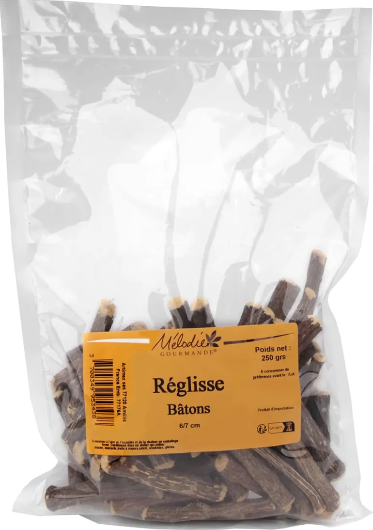 Bâtons de réglisse 250 g Mélodie Gourmande