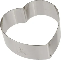 Cadre coeur inox hauteur 3 cm 8,5 cm Gobel