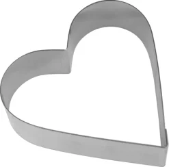 Cadre coeur inox hauteur 3,5 cm 12,5 cm Matfer