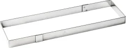 Cadre à flan inox ht 2,5 cm 57 x 11 cm Matfer
