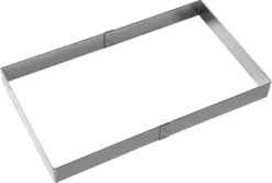 Cadre pour Flexipan® Entremets ht 4,5 cm 47,6 x 27,5 cm Matfer