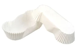 Caissette ovale (x 1000) papier plissé 10,5 x 4 x ht 2,5 cm (n° 88) Nordia