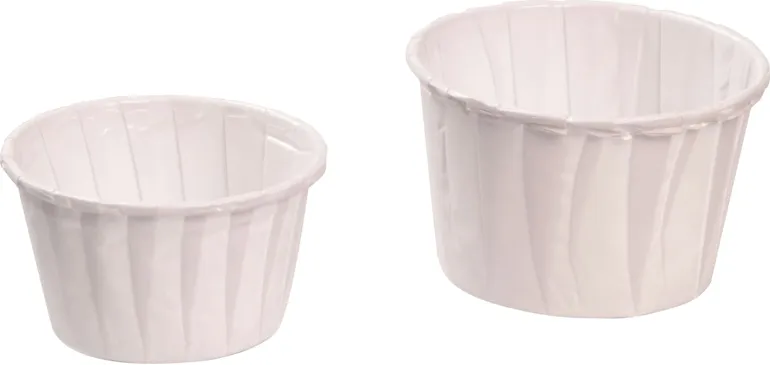Caissette papier blanc Ø 3,8 x ht 2,8 cm (x 100) Nordia
