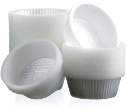 Caissette plastique ronde (x 1000) Ø 8,3 x ht 3,1 cm