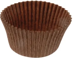 Caissette ronde brune (x 1000) Ø 2,3 x ht 1,7 cm (n° 3) Nordia