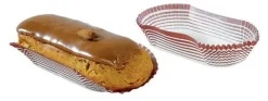 Caissettes pour éclairs (x 1000) papier sulfurisé Mille raies