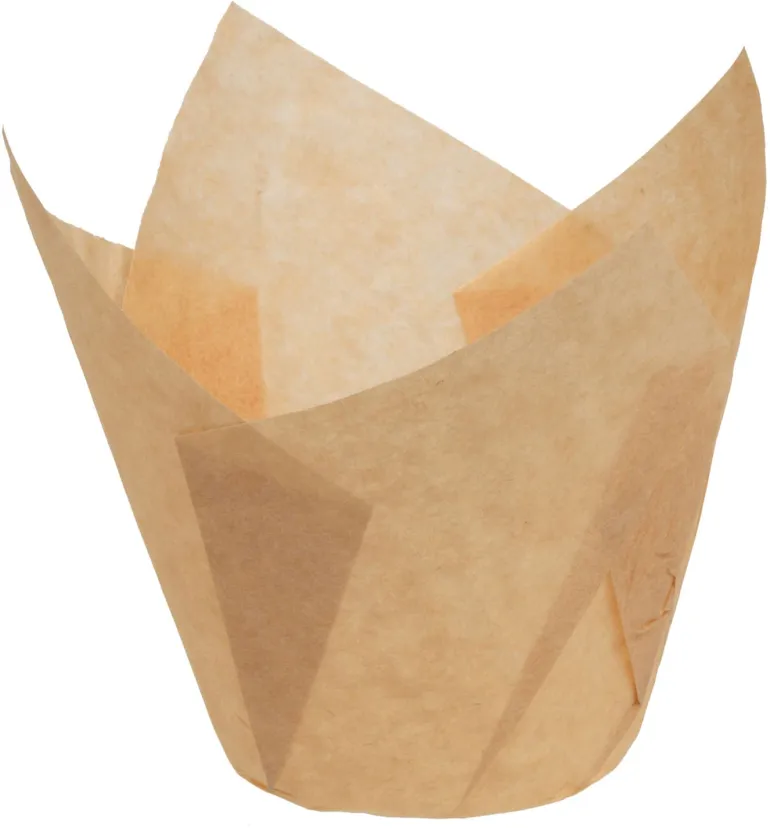 Caissette Tulipcup écrue (x 200) droite Ø 5 x ht 7 cm Nordia