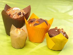 Caissette Tulipcup marron (x 300) droite Ø 3,5 x ht 6 cm Nordia