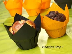 Caissette Tulipcup noire (x 150) avec step Ø 5 x ht 8 cm Nordia