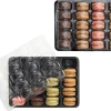 Calages + 100 couvercles (x 100) pour 20 macarons