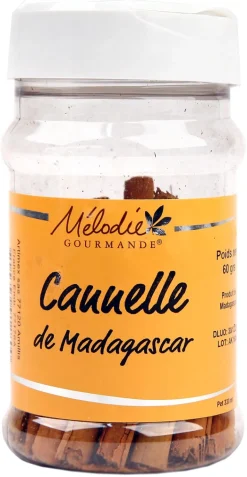 Cannelle en bâton de Madagascar 60 g Mélodie Gourmande