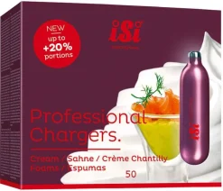 Capsule de gaz pour siphon iSi 50 capsules pro iSi