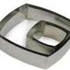 Carré bombé inox 8 x 8 cm Gobel