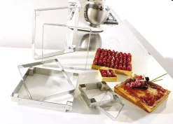 Carré inox à tarte 21 x 21 cm Matfer