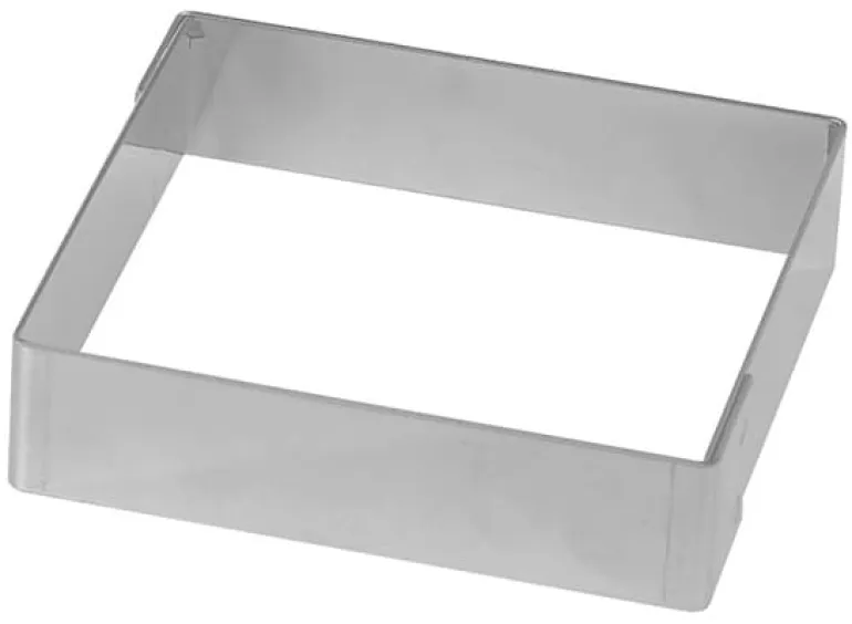 Carré inox 8,5 x 8,5 x ht 2 cm Mallard Ferrière