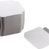 Carré rainé blanc (x 250) 7 x 7 cm Nordia