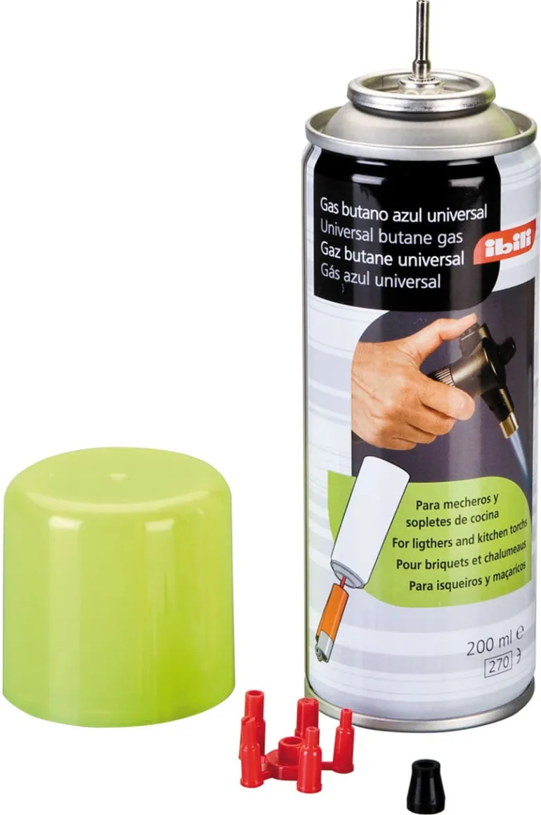 Cartouche de gaz pour briquet ou chalumeau 200 ml Ibili