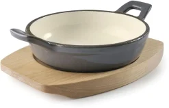 Cassolette ronde fonte grise Ø 18 cm Lacor