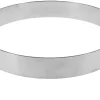 Cercle à entremets inox hauteur 3,5 cm Ø 10 cm Mallard Ferrière
